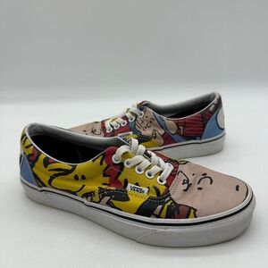 Vans x Peanuts 500714 Mens 7 Womens 8.5 Charlie Brown & The Gang Comics Sneakers